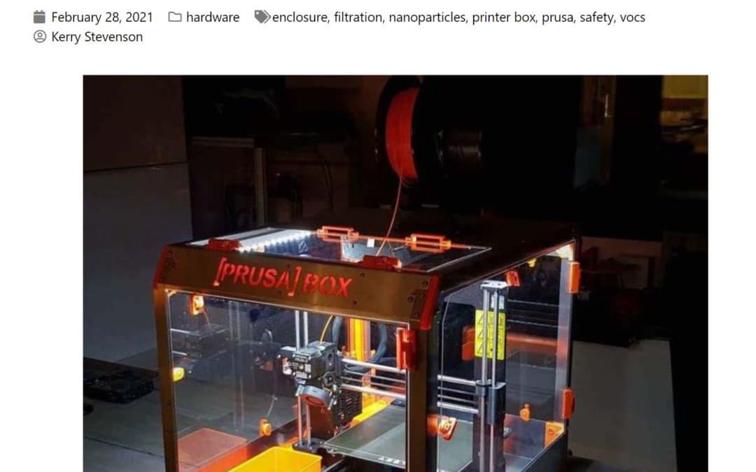 Prusa-box article on Fabbaloo.com