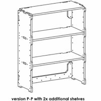 Stack-On Module - 1u depth - 3u height - 600 width