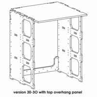 Stack-On Module - 2u depth - 3u height - 600 width
