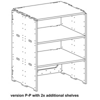 Stack-On Module - 2u depth - 3u height - 600 width