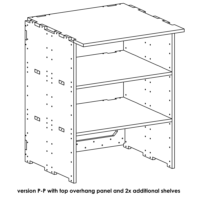 Stack-On Module - 2u depth - 3u height - 600 width